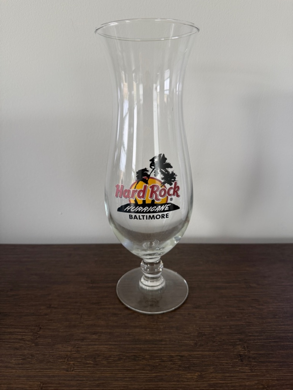 Hard Rock Cafe Baltimore Hurricane Glass